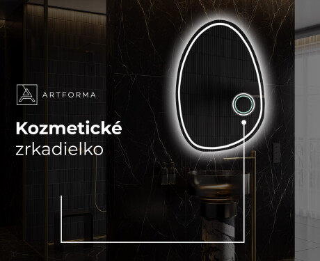 LED zrkadlo s nepravidelnym tvarom do kupelne SF223 #5