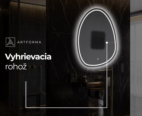 LED zrkadlo s nepravidelnym tvarom do kupelne SF223 #9