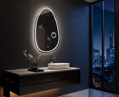 LED zrkadlo s nepravidelnym tvarom do kupelne SF223 #10