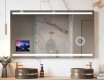 Inteligentné LED kúpeľňové zrkadlo s rámom Displine - Apple L09