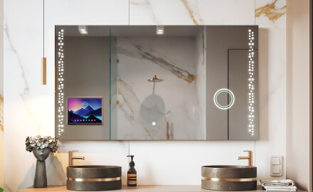 Moderné LED Zrkadlo s rámom iPad Displine L38