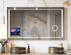 Inteligentné LED kúpeľňové zrkadlo s rámom Displine Apple L61