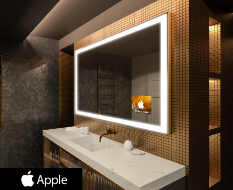 Kúpelňové zrkadlo s LED SMART L01 Apple #1