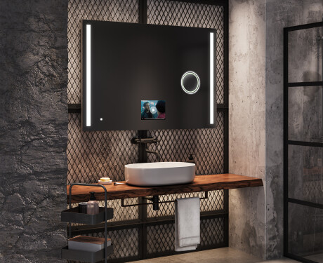 Kúpelňové zrkadlo s LED SMART L02 Apple #8