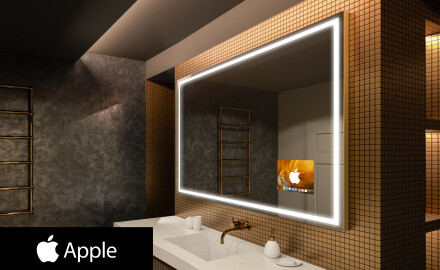 SMART Zrkadlo s LED podsvietením L49 Apple