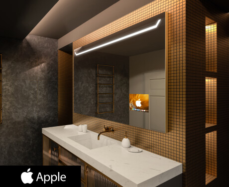 Kúpelňové zrkadlo s LED SMART L128 Apple #1