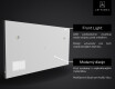 Kúpelňové zrkadlo s LED SMART L128 Apple #5