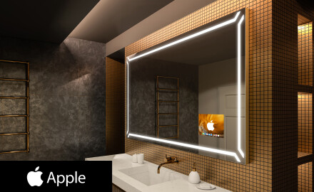 SMART Zrkadlo s LED podsvietením L129 Apple