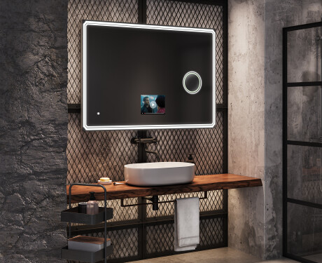 Kúpelňové zrkadlo s LED SMART L136 Apple #9