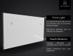 Zrkadlo SMART s LED podsvietením L15 Rad Google #11