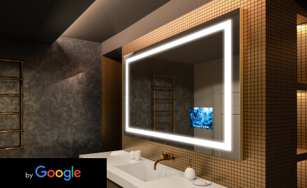 Zrkadlo SMART s LED podsvietením L15 Rad Google