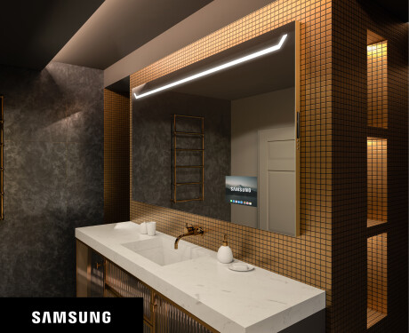 SMART Zrkadlo s LED podsvietením L128 Samsung #1