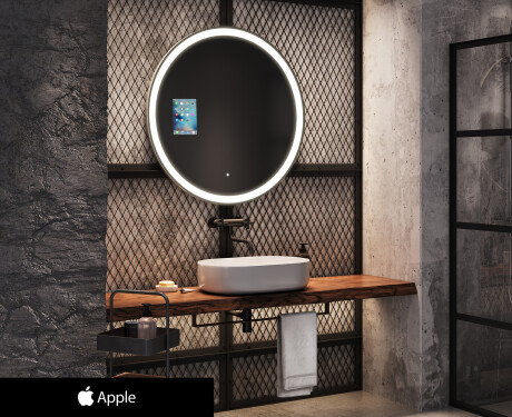 Okruhle zrkadlo LED Smart L76 Apple #1