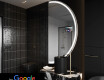 Polokruhové zrkadlo LED Smart A223 Google
