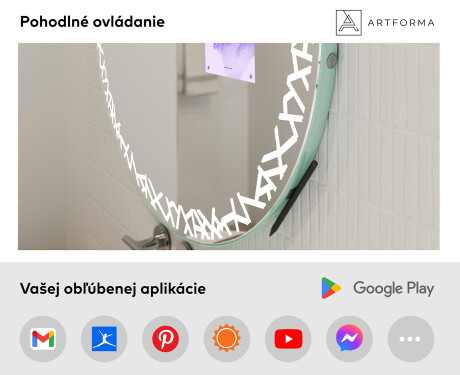 Okruhle zrkadlo LED Smart L115 Samsung #3