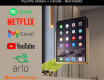 Zaoblené Moderné LED Zrkadlo s rámom iPad Displine L146 #3