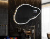 Nepravidelné zrkadlo LED Smart P223 Google