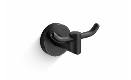 CLASSIC – Dvojitý háčik na uteráky / čierny matný