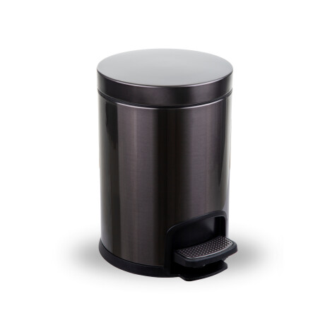 Kôš s pedálom PREMIUM, okrúhly, 5 l, soft close / grafitová metalíza #1