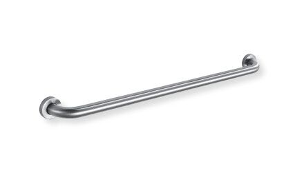 Oporná tyč pre osoby so zdravotným postihnutím, Ø32, rovná, STANDARD – 80 cm / brúsená oceľ