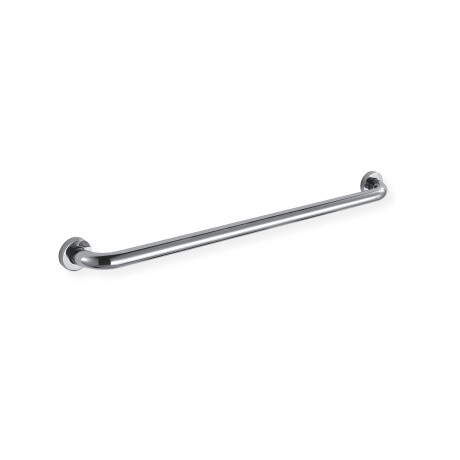 Oporná tyč pre osoby so zdravotným postihnutím, Ø32, rovná, STANDARD – 80 cm / leštená nehrdzavejúca oceľ #1