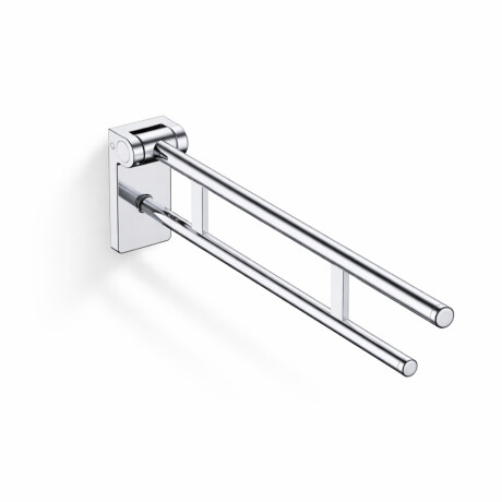 Oporná tyč pre osoby so zdravotným postihnutím Ø32, sklopná, PREMIUM – 80 cm / leštená nehrdzavejúca oceľ #1