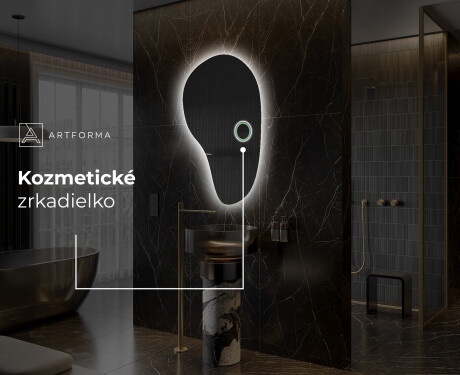 LED zrkadlo s nepravidelnym tvarom do kupelne S221 #5
