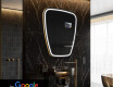 Nepravidelné zrkadlo LED Smart Z223 Google