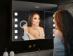 Zrkadlová Skrinka S Osvetlením LED - L03 Emily 100 x 72cm #9