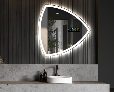 Moderne okrasne zrkadla na stenu LED T222 #6