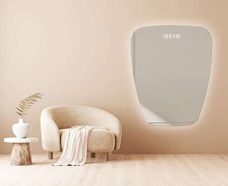 LED zrkadlo s nepravidelnym tvarom do kupelne Z221 #4