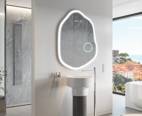 LED zrkadlo s nepravidelnym tvarom do kupelne E222 #10