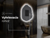LED zrkadlo s nepravidelnym tvarom do kupelne E222 #9