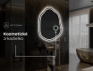 LED zrkadlo s nepravidelnym tvarom do kupelne E223 #5