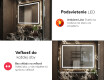 Moderne zrkadlo do kupelne s LED L143 #5