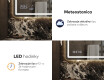 Moderne zrkadlo do kupelne s LED L143 #7