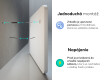 Nástenne zrkadlo do kupelne s osvetlenim LED L144 #10