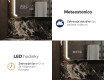 Nástenne zrkadlo do kupelne s osvetlenim LED L144 #7