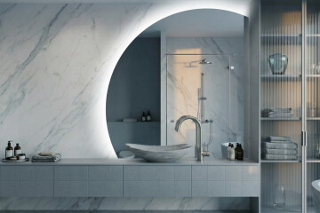 Štvrťkruhové zrkadlo